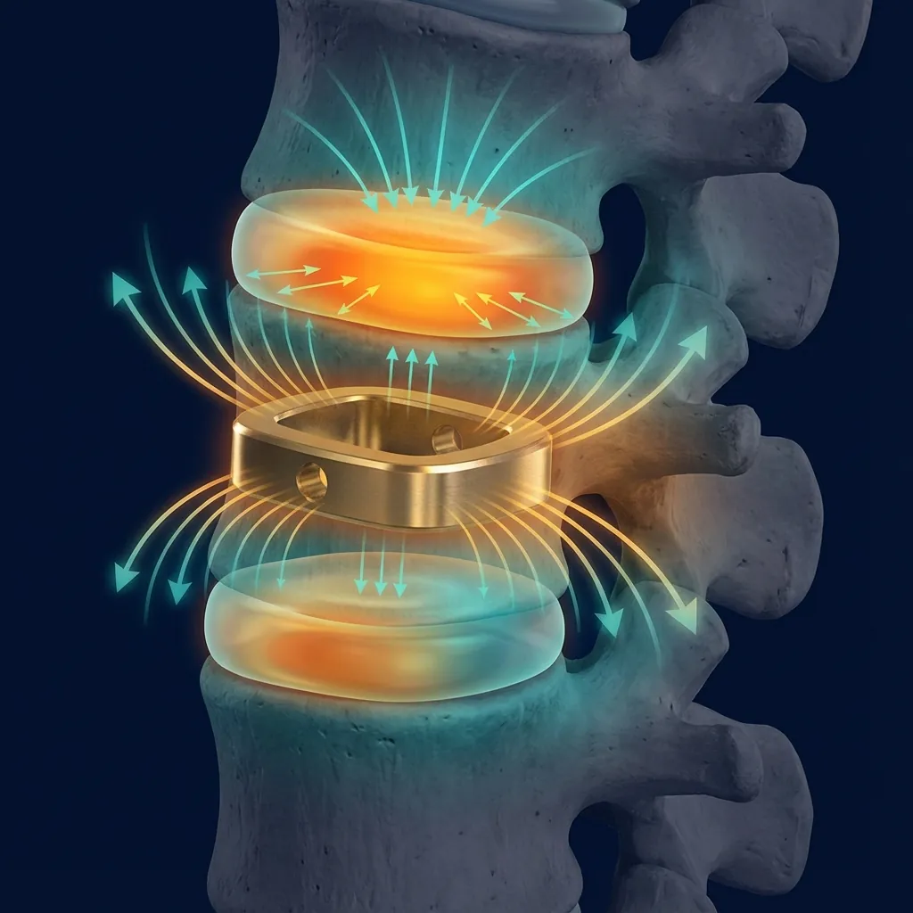 Biomechanical stress distribution in adjacent segment disease
