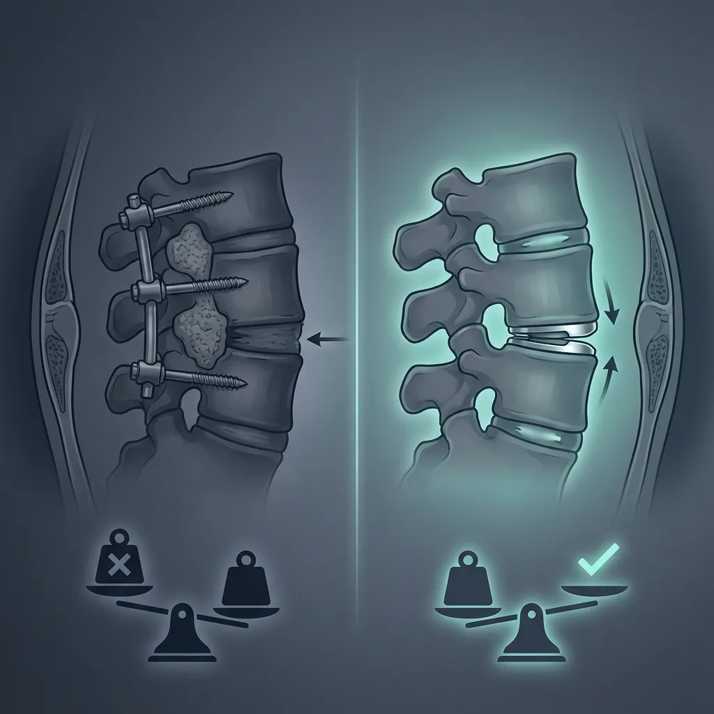 Motion preservation vs fusion comparison