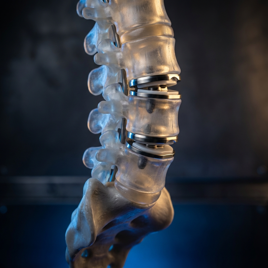 Multilevel lumbar disc arthroplasty surgical outcome